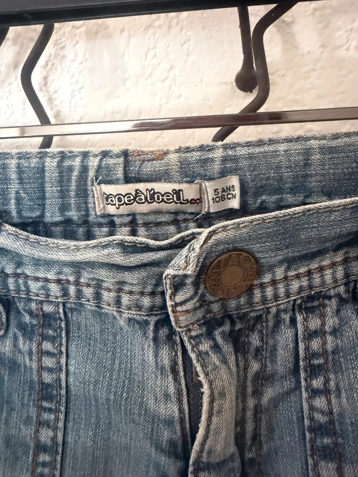 Short Cargo Denim Tape à l'Œil Tamanho 5 anos (108 cm) – photo 7